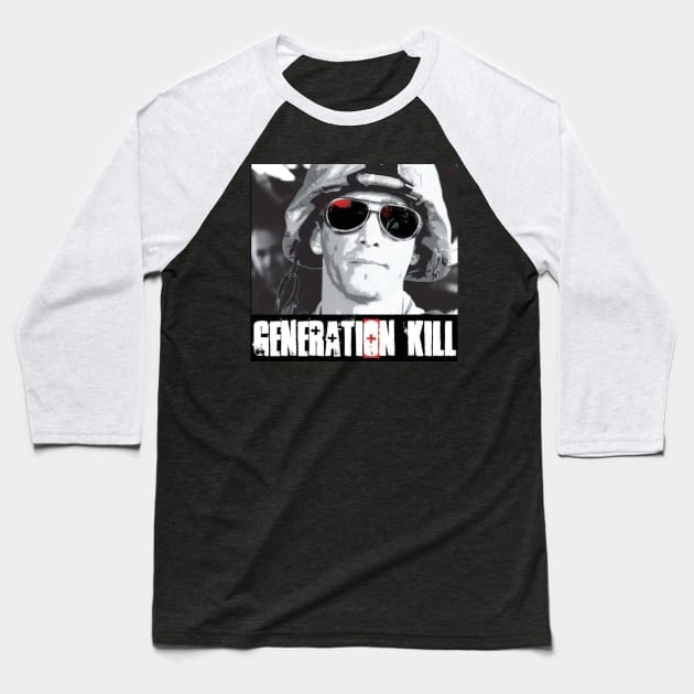 GENERATION KILL (1st Reconnaissance Battalion) Baseball T-Shirt by Cataraga